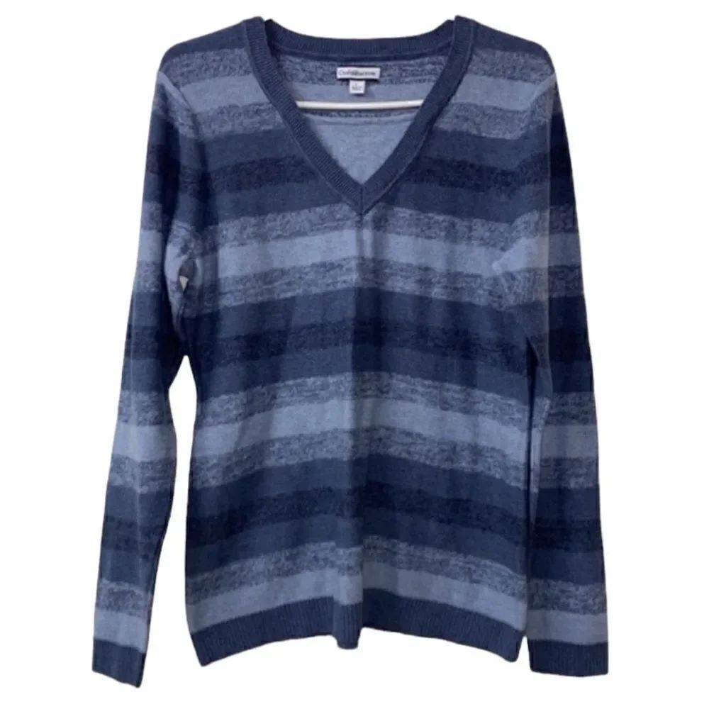 Croft & Barrow Stripe Sweater(Size Large)